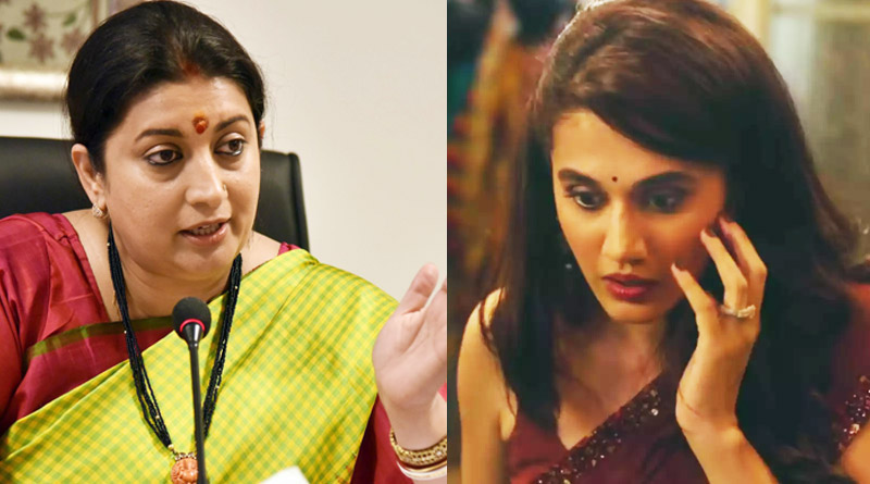 Smriti Irani opens up on domestic violence, sharing 'Thappad' trailer