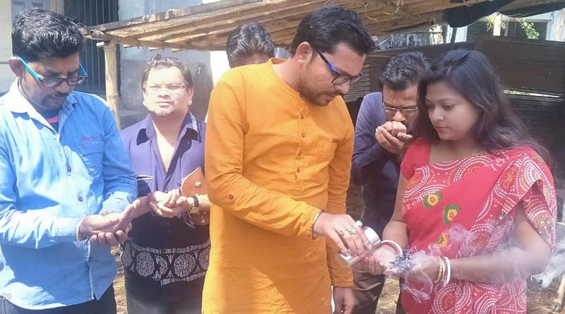 BJP leader organise Gaumutra party in Raiganj in North Dinajpur