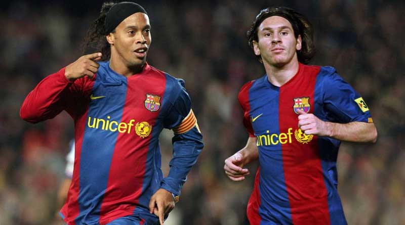 Lionel Messi helping Ronaldinho to get out of prison in Paraguay
