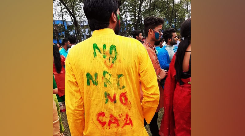 No NRC, No CAA protest in Ravindrabharati Dol Utsav