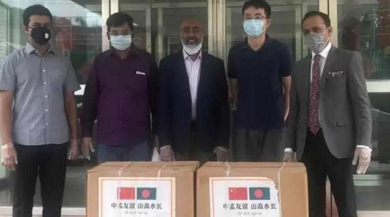 China Communist Party gives 10 thousand masks to BNP