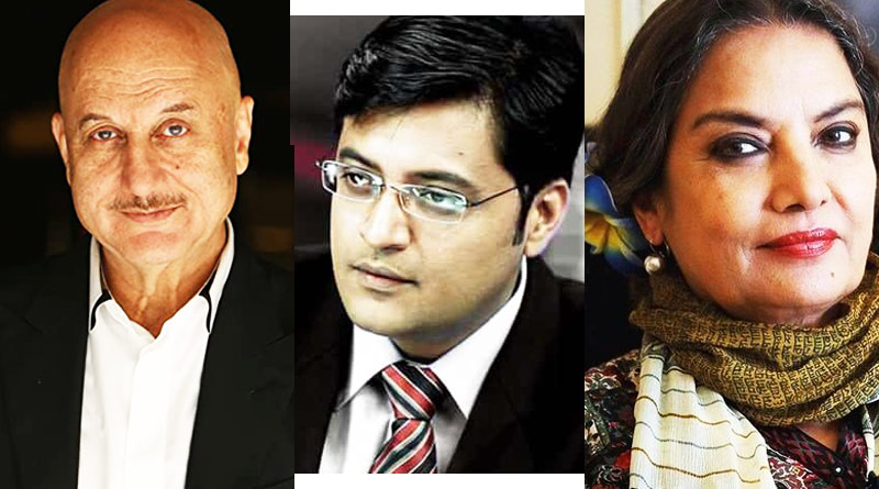 Anupam Kher, Shabana Azmi reacts on Arnab Goswami getting assaulted