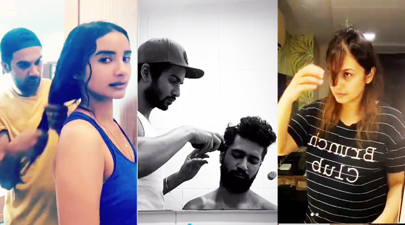 Bollywood celebreties haircut during quarantine period