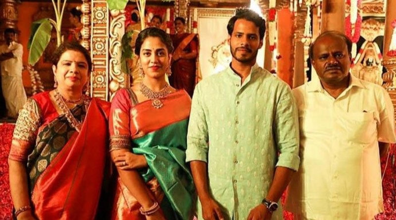 Kumaraswami arrenge his son`s marriage amid lockdown