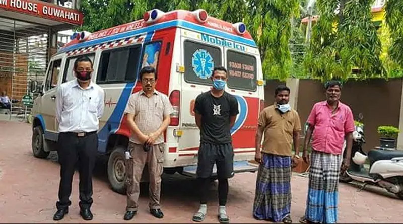 Tami Nadu ambulance driver bring caffine to Mijoram