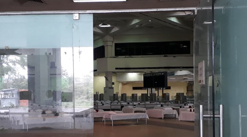 Quarantine centre at DumDum International Airport as flight services will be started from May 28