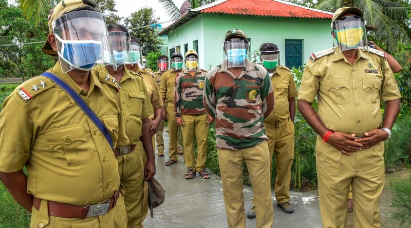 SHER distributes face shields to the forest staffs working at Amphan devastated areas
