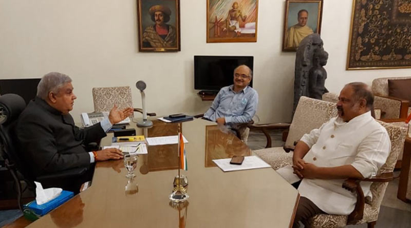 Bengal's Guv Jagdeep Dhankar meets Chief Secretary Rajiva Sinha
