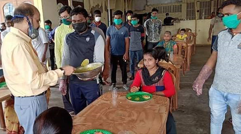 Free hotel at Baluchar, Maldah to feed distressed people during lockdown