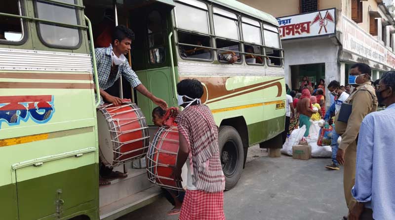 Motua followers return to Rajasthan with the help of Block administration in Bongaon