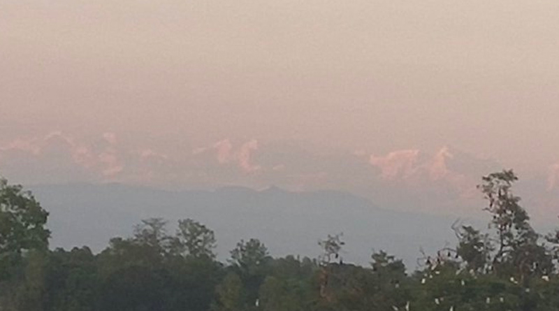 Village in Bihar witnesses stunning Mount Everest after decades