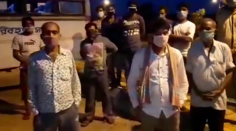 People coming from Vellore agitate in Purulia Transit Centre