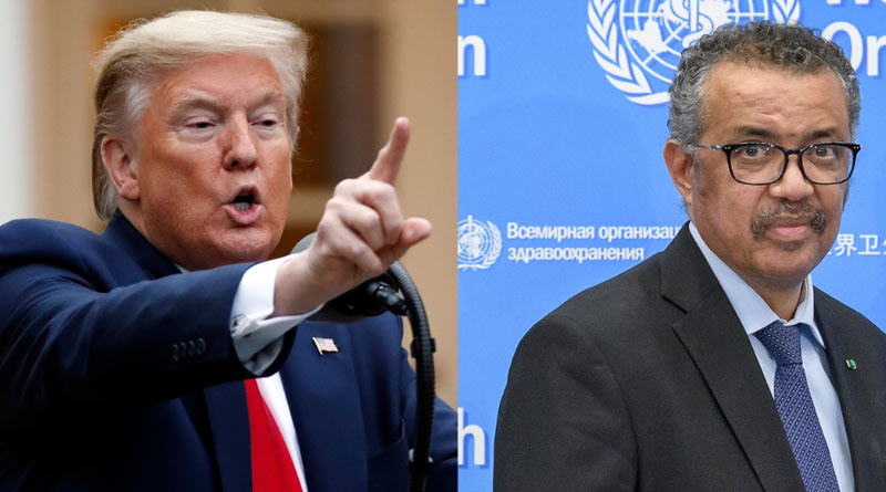 US President sends letter to WHO Chief, threating over stop funding parmanently