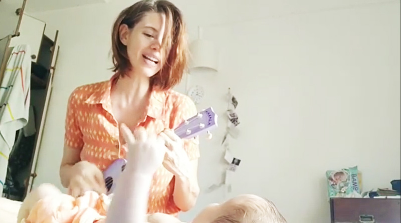 Kalki Koechlin sings bengali songs for her daughter Sappo