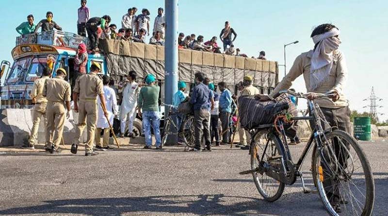 Migrant worker steals a cycle to reach home, leaves behind sorry note