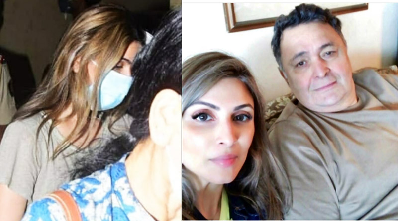 Riddhima Kapoor Sahni reaches Mumbai with daughter