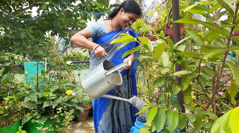 Teacher from Kharagpur spends more time with her tree friends during lockdown