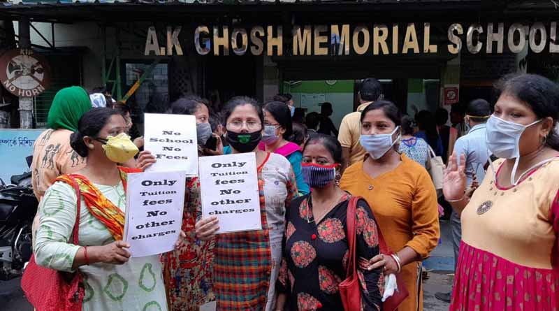 Parents stage protest at private schools against fee hike