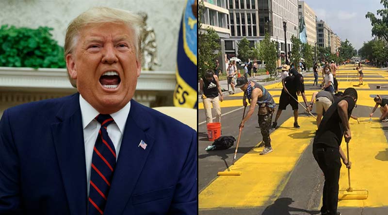 Washington Mayor Renames Street, Donald Trump said protester terror