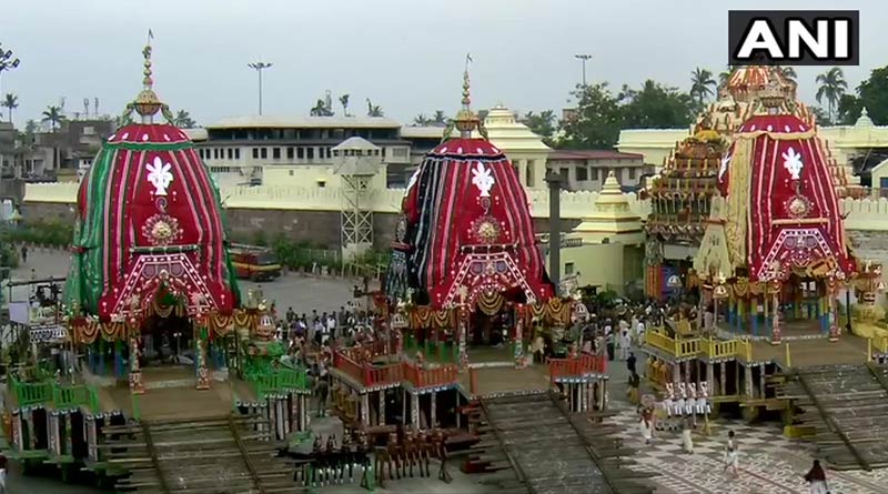 Rath Yatra from Jagannath Temple in Puri