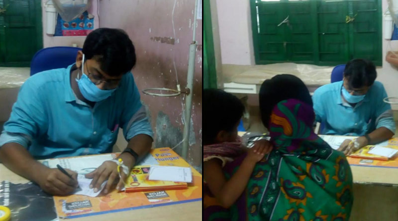 Doctor treats patients avoiding his own sickness at Health centre, Bankura