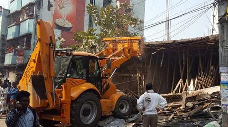 A promoter allegedly ransack a part of a house in Kolkata
