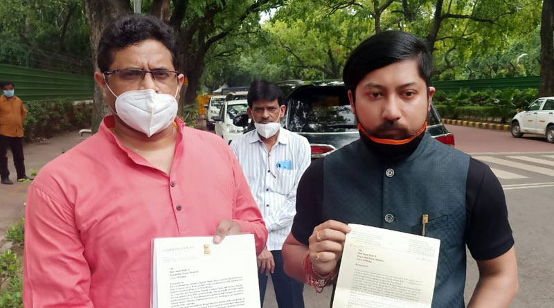 MP. Bishnupur, MP. Coochbehar submitted a letter to Shri. Amit Shah, demanding CBI Inquiry on the death of BJP Karyakartas.