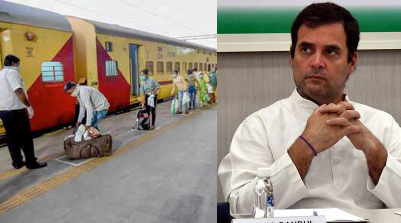 Rahul attacks Railways as it earned Rs 429 crore from Shramik Specials