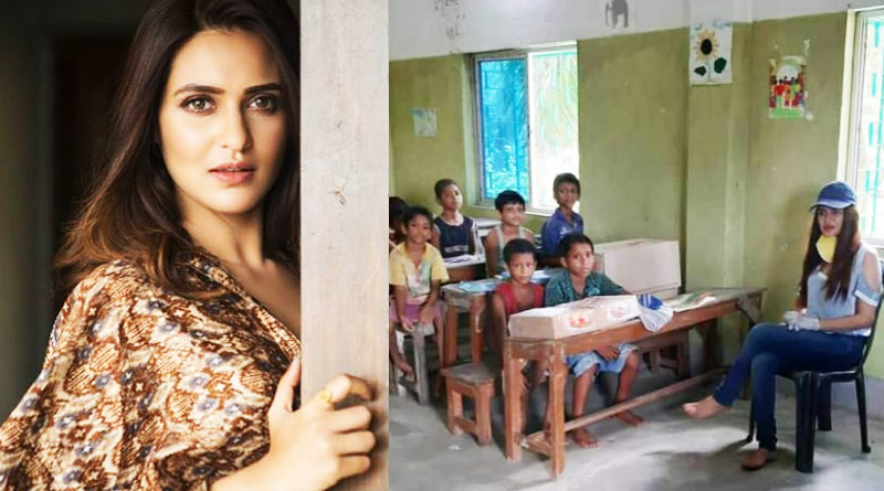 Priyanka Sarkar recently visited an orphanage, spent time