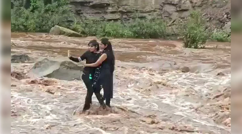 Selfie in river almost cost two Madhya Pradesh girl their lives