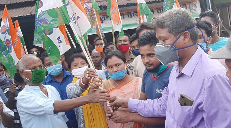 Almost 150 BJP workers join TMC in Dooars in presence of Dilip Ghosh