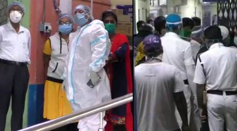 Patient's family allegedly beaten doctor in Vidyasagar state general hospital