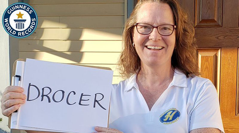 Woman spells 56 words backwards in 1 minute, sets Guinness World Record