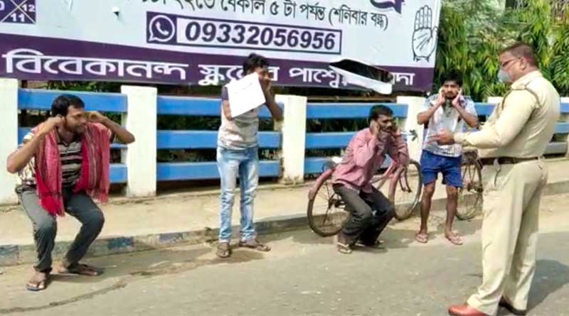 Lockdown rules broken many parts of West Bengal, police punishes them
