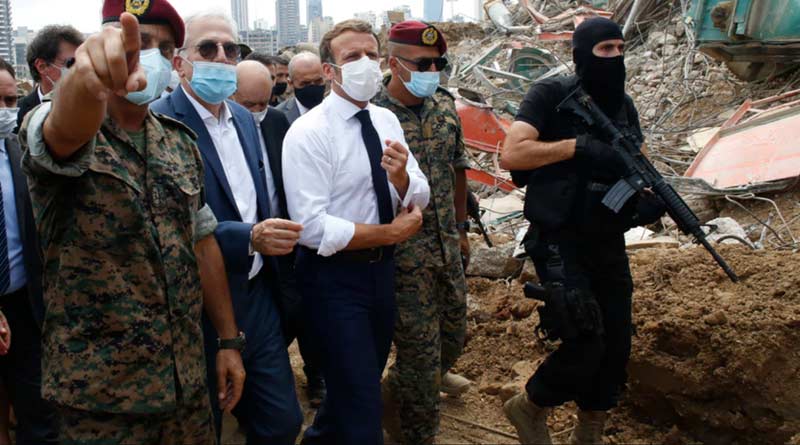 Macron calls for 'deep change' in Lebanon after blast