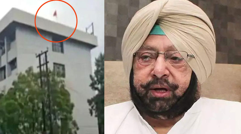 'Khalistan flag' unfurled on govt building in Punjab's Moga
