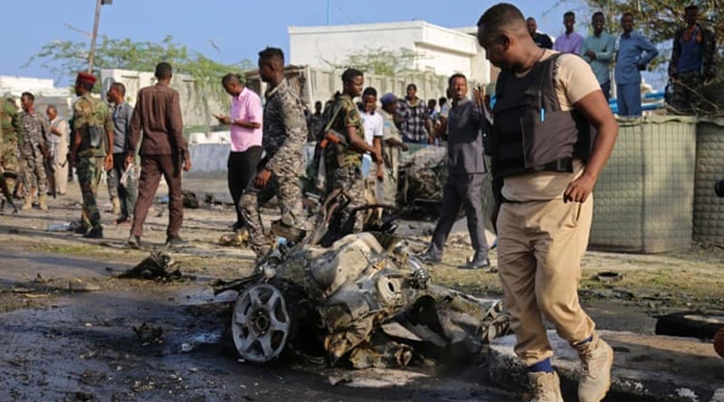 Eight soldiers killed by al-Shabab suicide bomber in Mogadishu