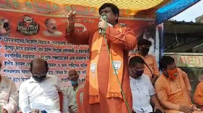 BJP MP Sukanta Majumder attacks police