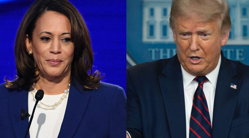 Kamala Harris lashes out at Donald Trump over corona crisis