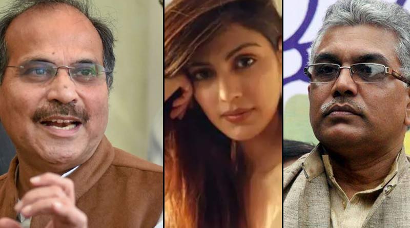 Dilip Ghosh slams Adhir Chowdhury for rally in support of Rhea Chakroborty