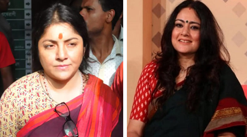 Locket Chatterjee opposes Agnimitra Paul's comment on flesh trade at Vishva Bharati| Sangbad Pratidin