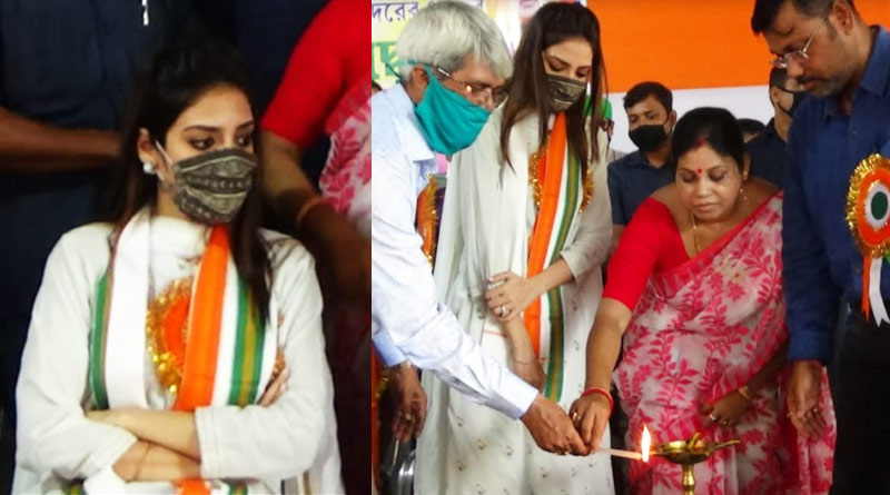 No social distancing in Nusrat Jahan's programme in Basirhat