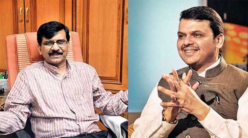 Bengali news: Shiv Sena leader Sanjay Raut meets with Devendra Fadanavis | Sangbad Pratidin
