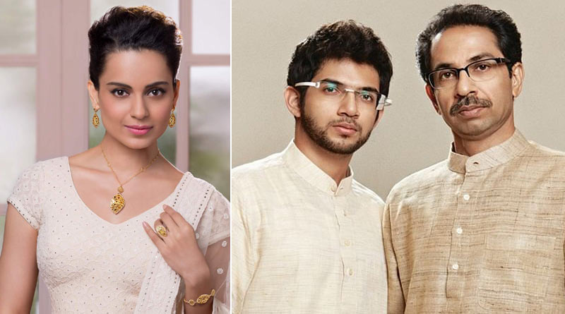 Kangana Ranaut in Bengali News: Kangana slams Uddhav Thackeray son Shiv Sena leader Aaditya Thackeray | Sangbad Pratidin