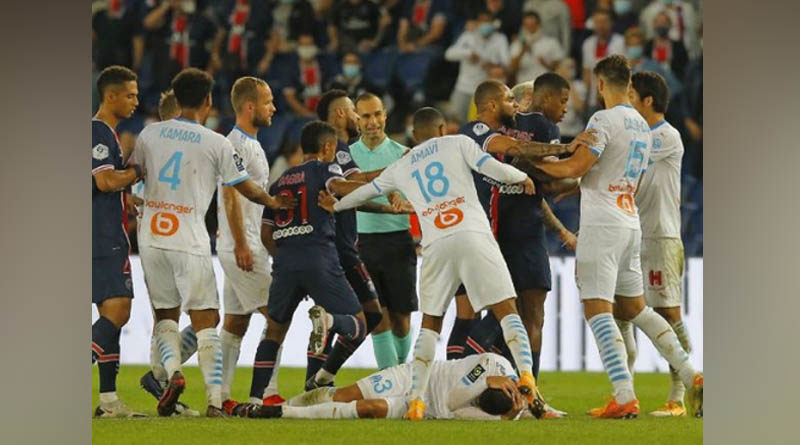 Neymar alleges racial abuse as 5 players see red card after brawl in PSG's 1-0 defeat against Marseille