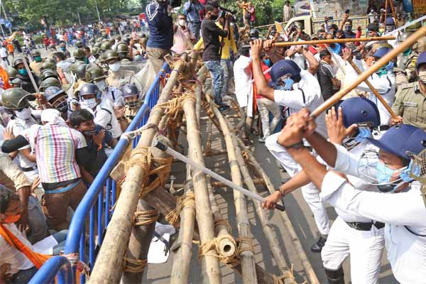 BJP protest rally