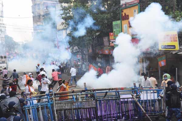 BJP protest rally