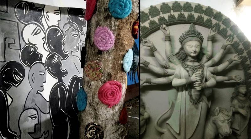 Durga Puja: Behala Debdarun Fatak Puja Committee decides to close Pandal for people | Sangbad Pratidin