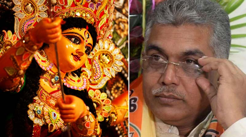 Worship Maa Durga, but don't celebrate festival during corona pandemic: Dilip Ghosh | Sangbad Pratidin