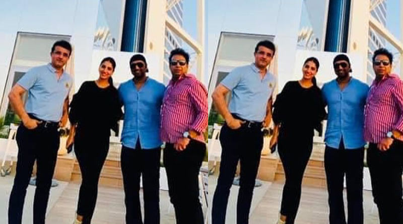 Bangla news of Dev: Bengali Actor shared picture of meeting with Sourav Ganguly in Dubai, Rukmini Maitra was there too | Sangbad Pratidin